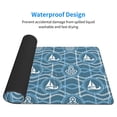 thumbnail image 3 of Rateoe Nautical Print Mouse Pad - Extended Large Gaming Mousepad,Non-Slip Stitched Edge,16x29.5 Inch, 3 of 8