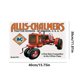 thumbnail image 4 of Tractor Placa Metal Vintage Pintura Hierro Rectangular Arte Pared Del 40x30cm, 4 of 9