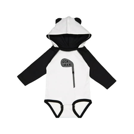 

Inktastic Iron Man Gift Baby Boy Long Sleeve Bodysuit