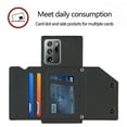 thumbnail image 2 of Back Flip Wallet Case for Samsung Galaxy Note 20 Ultra, Slim Skin Friendly PU Leather Folio Case with Stand Card Slots Magnetic Closure Wrist Strap Phone Cover for Samsung Galaxy Note 20 Ultra,Black, 2 of 11