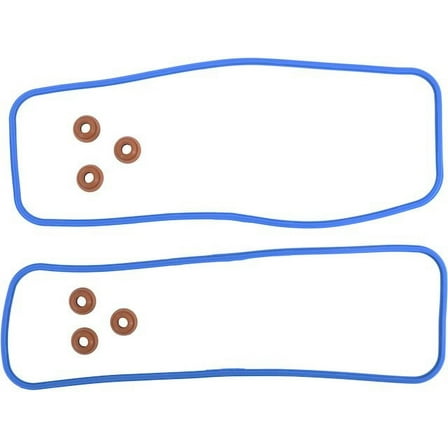 Valve Cover Gasket Set - Compatible with 1999 - 2013 GMC Sierra 1500 4.3L V6 2000 2001 2002 2003 2004 2005 2006 2007 2008 2009 2010 2011 2012