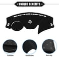 thumbnail image 3 of Unique Bargains Car Dashboard Cover Compatible for Hyundai Veloster 2012-2017 Protective Polyester, Black, 3 of 7
