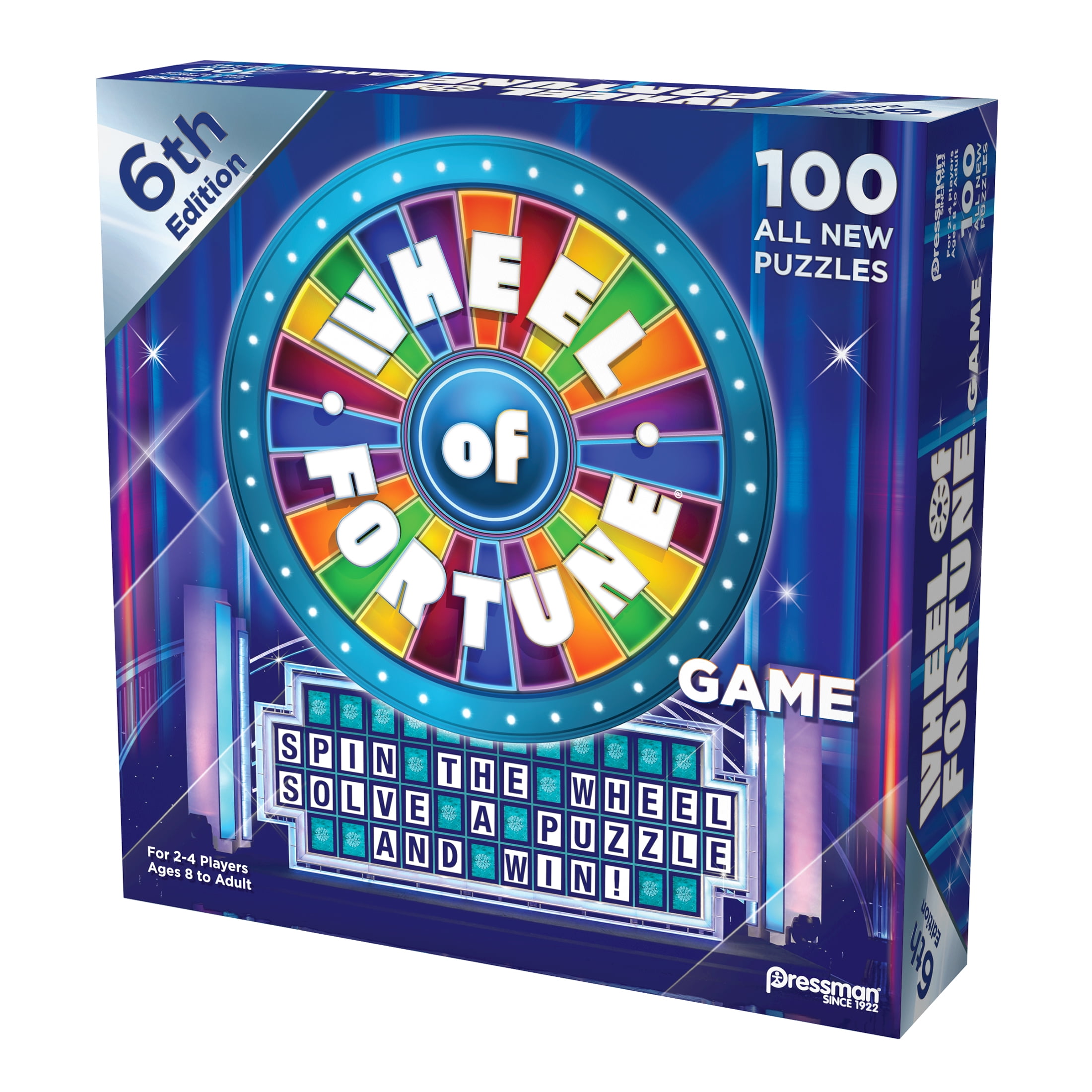 Pressman Wheel of Fortune Game: 6th Edition, TV Show Based Party