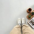 thumbnail image 2 of 10Pcs Light Gray Subtle Natural Vein Marble Peel and Stick Floor Tiles,12x12 In 10 Sq.Ft,Self-Adhesive Waterproof Vinyl Flooring,Anti-slip Matte Surface for Apartment,Dining Room, 2 of 8