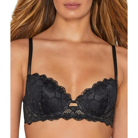 Honeydew Intimates Women s Camellia Balconette Bra  Black  30D