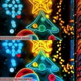 thumbnail image 6 of Fluorescent Christmas Door Cover,Fluorescent Door Banner,Uv Activated Glow Fluorescent Cartoon Christmas Door Cover Party Banner For Outdoor Indoor Holiday Decoration(Style B), 6 of 6