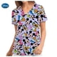 thumbnail image 2 of Lilo & Stitch Disney Summer Pocket Nuevas camisetas para mujer Camiseta de uniforme de enfermera de hospital Y2k Ropa de cuello en V Uniforme Cuello de bolsillo Y2k, 2 of 4