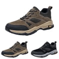 thumbnail image 4 of NOKIO Men's 𝖫a𝖼e Up Sneaker Comfortable Cushion Wide Width Shoes Fashion Outdoor Running Shoes Lightweight Mountaineering Sports Shoes Durab𝗅e Anti-S𝗅ip Athlet𝗂c Shoes, 4 of 9
