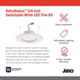 thumbnail image 2 of Lámpara LED Juno RetroBasics RB56S SWW5 CP6 MW M6 13-15 cm, 2 of 9