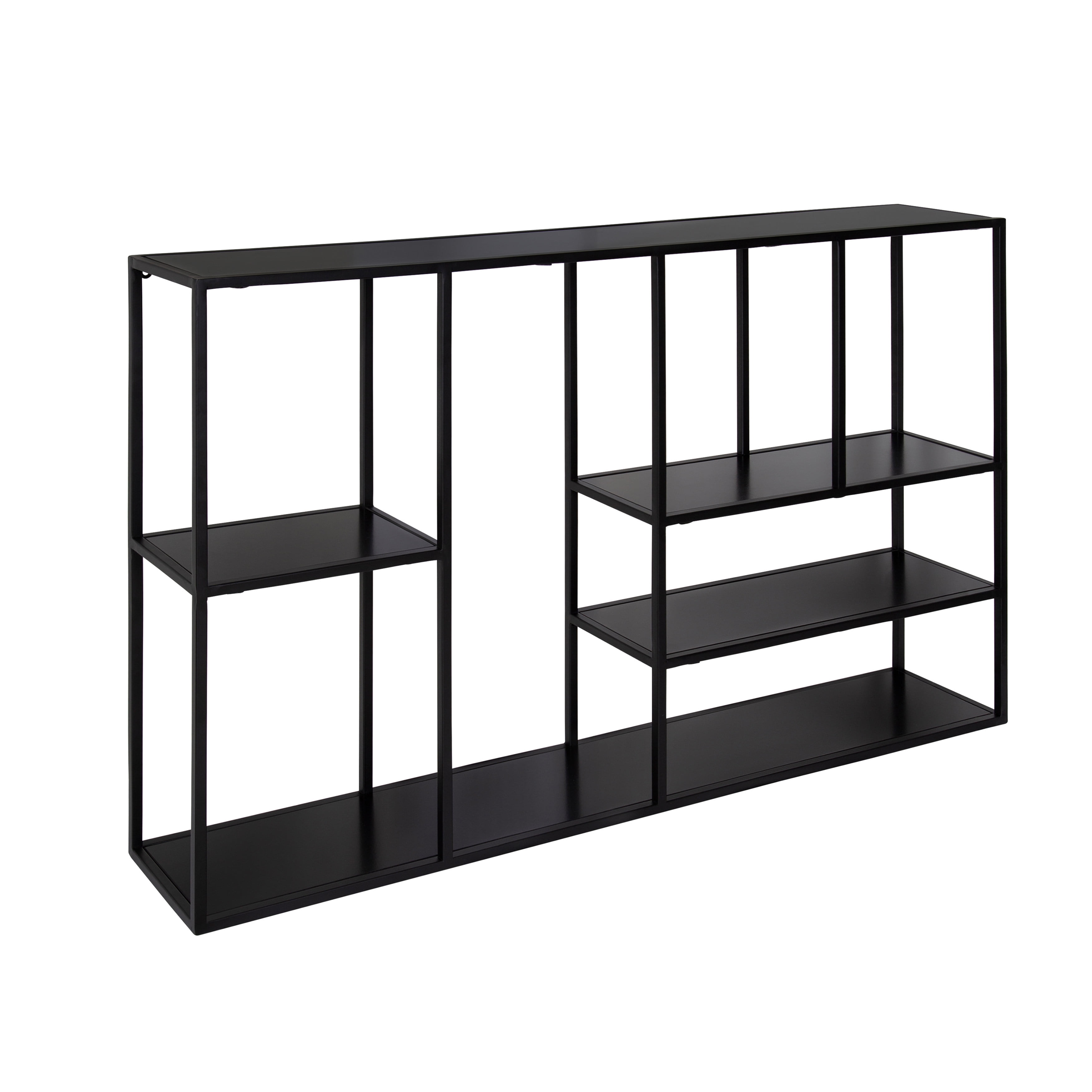 Kate and Laurel Metal Floating Shelf, 36