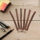 thumbnail image 5 of 6 lápices de colores de madera con diseño de corteza de árbol, lápices rústicos con forma de rama para niños y adultos, ideales para dibujar y garabatear, como recuerdo de fiesta de camping, 5 of 7