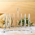 thumbnail image 5 of KAKOWELY bread rack Metal Handle Toast Holder Desktop Toast Rack Daily Use Toast Bread Rack5.51"X4.72"X2.6", 5 of 5