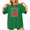 green-1, variant on UNISHE Women's Colorful Groovy Daisy I Sought The Lord Faith Graphic Cropped Short Sleeve T‑shirt Relaxed Fit