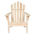 thumbnail image 2 of Shine Company Westport Cedarwood Indoor Outdoor Adirondack Chair, Natural, 2 of 9