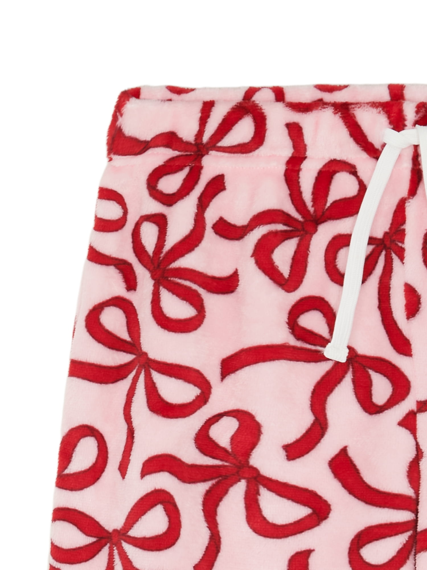 Wonder Nation Girls Straight Leg Sleep Pants, Sizes 4-18