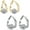G+S, variant on Halolux Lymphvity Germanium Earrings - Dainty CZ Zircon Lymphatic Drainage Earrings for Women