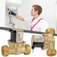thumbnail image 2 of 3/4' Electric Water Solenoid Valves Pressure N/C Normal Closed Metal Solenoid Valves for Water Dispenser, 2 of 5