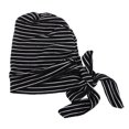 thumbnail image 1 of Gorro de dormir a rayas para mujer, turbante de poliéster, cómodo para pacientes de quimioterapia, para la cabeza, 1 of 8