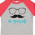 thumbnail image 4 of Inktastic Be Yourself, Glasses, Mustache, Moustache Boys or Girls Toddler T-Shirt, 4 of 5