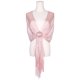 thumbnail image 3 of Chales y envolturas para mujeres INSPIRE CHIC para vestidos de noche, brillante, chispeante y elegante con hebilla 74.8x17.7" (LxA) Rosa claro (Plata), 3 of 6