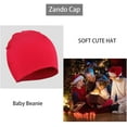 thumbnail image 5 of Zando Winter Cotton Warm Hat Unisex Baby Beanie Hat Infant Baby Soft Cute Knit Cap Black & White & Stripe & Light Grey, 5 of 6