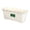 White/Rectangular Wavy Edge Flower Pot, variant on Wavy Ruffled Edge Rectangular Planter – 12 Inch Plastic Flower Pot with Drainage Hole & Handles, Indoor Outdoor Planters for Plants Flowers, Deck Railing Box, &nbsp;deck railing planter boxes