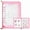 Pink, variant on PVC Planner Binder with Holographic Stars Aesthetic Smooth Pages For Sticker Loose Leaf Exchange Design