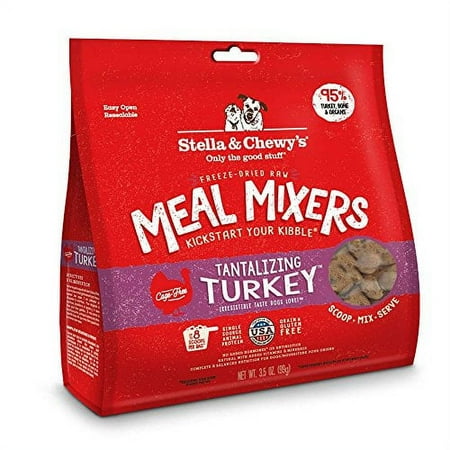 UPC: 0186011000441 | Stella & Chewy s Meal Mixers Tantalizing Turkey Freeze-Dried Raw Dry Dog Food Topper  3.5 oz.