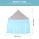 thumbnail image 3 of 2 unids Hamster Hammock Hammock Esquina Hideaway Hideaut Hideout (rosa, cielo-azul), 3 of 6
