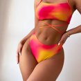 thumbnail image 2 of Sonducket Conjunto de playa Sexy para mujer, colores vibrantes y varios estilos, tamaño disponible, conjunto de tres piezas, SexyChic Traje de baño verde, 2 of 6