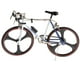 thumbnail image 2 of 1/10 Metal bicicleta de carreras modelo obra de arte decoración de Zulema Réplica de juguete de bicicleta, 2 of 7