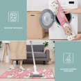thumbnail image 6 of Pink Christmas Santa Pattern Kitchen Rugs Sets Of 3,Kitchen Runner Rugs Non Skid Washable,Decorative Kitchen Floor Mats for Kitchen,Sink,Laundry,17"x30"+ 17"x47" + 17"x59", 6 of 6