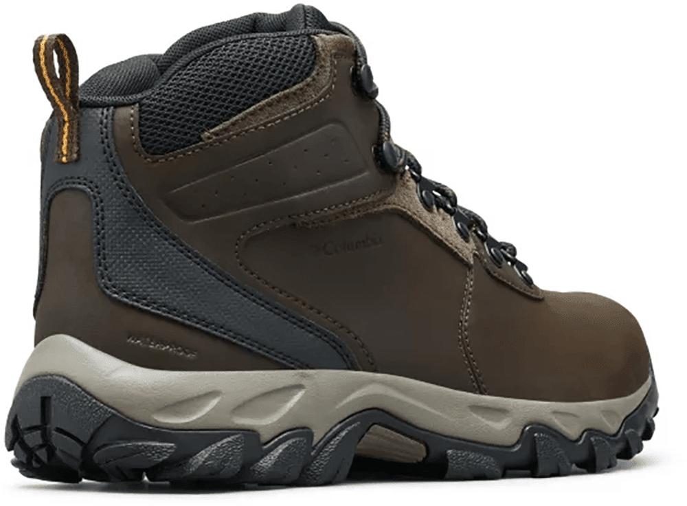 Mens Columbia Newton Ridge Plus Waterproof Wide Shoe Size: 9 Cordovan - Squash Outdoor -