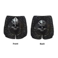 thumbnail image 3 of Rocae Ornate Dark Skull Book for Women's Athletic Shorts Workout Hiking Shorts Athletic Shorts for Running, Yoga, Gym, Sports-Large, 3 of 7