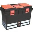 thumbnail image 1 of Aurora Tools Heavy-Duty Plastic Tool Box, 1 Inner Tray, 3 Organizers, 2 Drawers, 22-Inch, 1 of 2