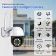 thumbnail image 2 of Cámara de seguridad exterior Dontodent de 1MP, domo PTZ wifi 720P, vista de 360°, visión nocturna, dos canales de audio, detección de movimiento, acceso remoto a través de la aplicación icam365, resistente al agua IP66 Kuyhfg Sin marca, 2 of 5