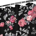 thumbnail image 3 of Pioneer Flower Floral Print Pattern Shower Curtain 36"x72" ,Bathroom Decorative Shower Curtains Set with 12 Hooks,Modern Waterproof Washable Shower Curtain, 3 of 6