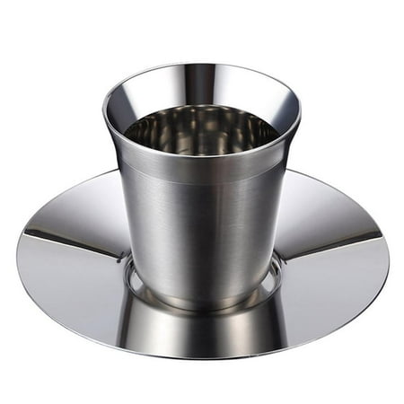 

Stackable coffee cup/tea cup/chilling beer glasses stainless steel mug ideal for travel outdoors camping and every day