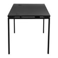 thumbnail image 3 of OSP Home Furnishings 48" Writing Desk with Black Laminate Top and Black Finish Metal Legs, 3 of 8