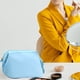 thumbnail image 5 of Bolsa de maquillaje de cuero PU,Bolsa de maquillaje pequeña,Bolsa de cosméticos de viaje,Bolsa de maquillaje portátil para mujeres y niñas, 5 of 5