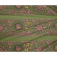 thumbnail image 4 of oneOone Polyester Lycra Fabric Leaves & Floral Block Decor Fabric Printed BTY 56 Inch Wide, 4 of 4