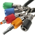 thumbnail image 4 of 5 Sets  Bit Holder Extension Bar Portable 1/4 Inch Bit Holder Keychain Drill Bit Holder, 4 of 6