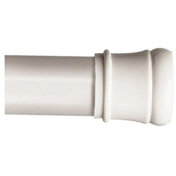 Zenith 506W Adjustable Shower Tension Rod- White