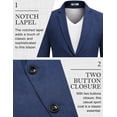 thumbnail image 4 of COOFANDY Men's Blazer Casual Sport Coats Two Buttons Lightweight Suit Jacket, 4 of 6