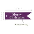 thumbnail image 5 of Inkdotpot Silver Foil Paper Hang Tags Merry Christmas Favor Tags 50 Pieces, 5 of 6