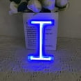 thumbnail image 2 of LED Neon Letter Lights, Light Up LED Letters Lights Light Up Marquee Letters Lights Letters Neon Signs Battery USB Blue, 2 of 7