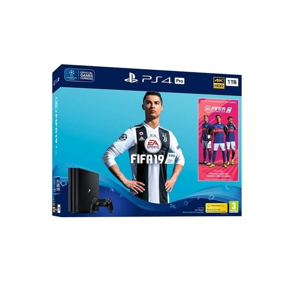 Pre-Owned Sony PlayStation 4 Pro (1TB) Console with FIFA 19