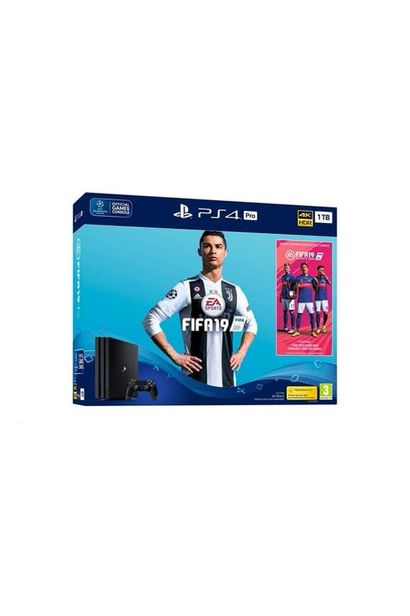 Pre-Owned Sony PlayStation 4 Pro (1TB) Console with FIFA 19