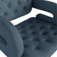 thumbnail image 6 of Home Square Adjustable Tufted Fabric Barstool in Dark Blue - Set of 4, 6 of 10