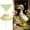 Green, variant on Spring Summer Porch Goose Figurine Accessories, Bohemian Floral Hat and Bandana Set, Outdoor Durable Decorative Garden Porch Statue Clothes, Cottagecore Style Gift Green